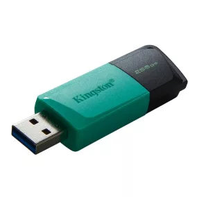   Pendrive, 256GB, USB 3.2, KINGSTON "Exodia M", fekete-türkiz