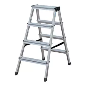   Két oldalon járható létra, 2x4 lépcsőfokos, KRAUSE "Dopplo"