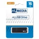 Pendrive, 16GB, USB 2.0, MYMEDIA (by VERBATIM)