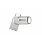   Pendrive, 32GB, USB 2.0 + USB-C, alumínium ház, MYMEDIA "Dual" (by VERBATIM)