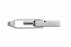 Pendrive, 32GB, USB 2.0 + USB-C, alumínium ház, MYMEDIA "Dual" (by VERBATIM)