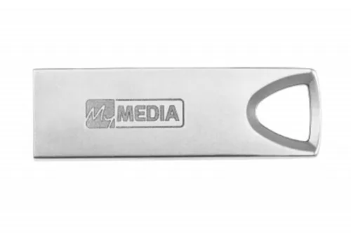 Pendrive, 64GB, USB 2.0, alumínium ház, MYMEDIA "Alu" (by VERBATIM)