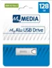 Pendrive, 128GB, USB 3.2 Gen1, alumínium ház, MYMEDIA "Alu" (by VERBATIM)