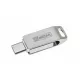 Pendrive, 16GB, USB 3.2 Gen1 + USB-C, alumínium ház, MYMEDIA "Dual" (by VERBATIM)