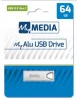 Pendrive, 64GB, USB 3.2 Gen1, alumínium ház, MYMEDIA "Alu" (by VERBATIM)