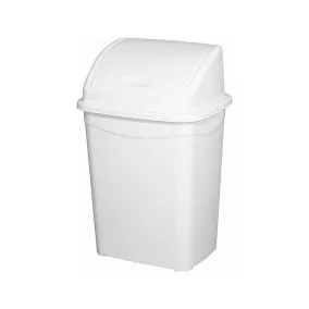   Planet Billenőfedeles szemetes kuka, műanyag, luxury fehér, 9 L