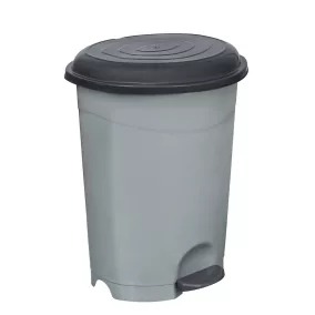   Planet Pedálos szemetes kuka, műanyag, ECO antracit, kivehető kosárral, 6L