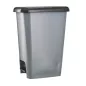   Planet Pedálos szemetes kuka SLIM, műanyag, ECO antracit, 25L