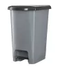 Planet Pedálos szemetes kuka SLIM, műanyag, ECO antracit, 40L