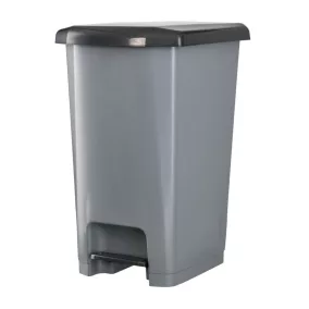   Planet Pedálos szemetes kuka SLIM, műanyag, ECO antracit, 40L