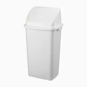 Planet Billenőfedeles szemetes kuka, műanyag, fehér, 70 L
