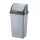 Planet Billenőfedeles szemetes kuka, műanyag, szürke/antracit, 70 L