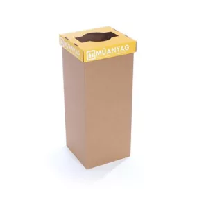   Szelektív hulladékgyűjtő, 50 l, RECOBIN "Office", sárga