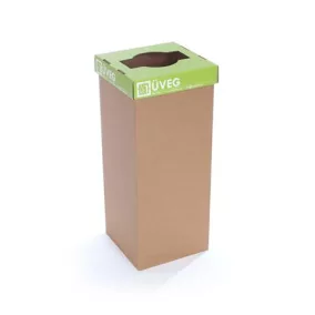   Szelektív hulladékgyűjtő, 50 l, RECOBIN "Office", zöld