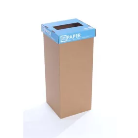   Szelektív hulladékgyűjtő, angol felirat, 50 l, RECOBIN "Office", kék