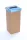 Szelektív hulladékgyűjtő, angol felirat, 50 l, RECOBIN "Office", kék