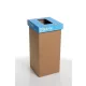 Szelektív hulladékgyűjtő, 20 l, RECOBIN "Mini", kék