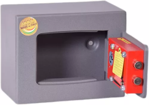Bútorszéf, elektronikus zár, 6 l, 220x280x150 mm, TECHNOMAX "SMTO 1"