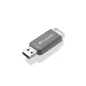   Pendrive, 128GB, USB 2.0, VERBATIM "Databar", szürke