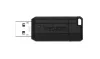 Pendrive, 128GB, USB 2.0, 10/4MB/sec, VERBATIM "PinStripe", fekete