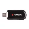 Pendrive, 128GB, USB-C 3.2 Gen1, VERBATIM "Plectra", fekete