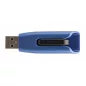   Pendrive, 128GB, USB 3.2, 175/80 MB/s, VERBATIM "V3 MAX", kék-fekete