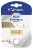 Pendrive, 16GB, USB 3.2, VERBATIM "Executive Metal" arany
