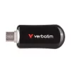 Pendrive, 256GB, USB-C 3.2 Gen1, VERBATIM "Plectra", fekete