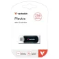   Pendrive, 256GB, USB-C 3.2 Gen1, VERBATIM "Plectra", fekete