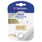   Pendrive, 32GB, USB 3.2, VERBATIM "Executive Metal", arany