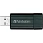  Pendrive, 32GB, USB 2.0, 10/4MB/sec, VERBATIM "PinStripe", fekete
