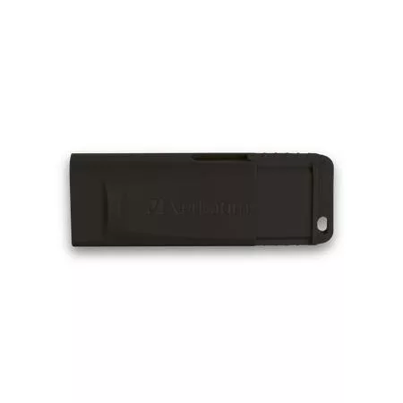 Pendrive, 32GB, USB 2.0, VERBATIM "Slider", fekete