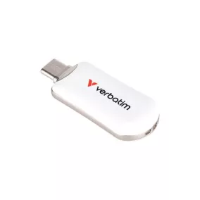   Pendrive, 512GB, USB-C 3.2 Gen1, VERBATIM "Plectra", fehér