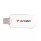   Pendrive, 512GB, USB-C 3.2 Gen1, VERBATIM "Plectra", fehér