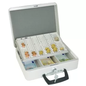   Pénzkazetta, 31,5x24,5x9,5 cm, WEDO" EUROPA", fehér