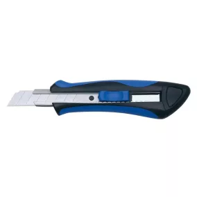   Univerzális kés, 18 mm, WEDO "Soft-cut", kék/fekete