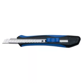  Univerzális kés, 9 mm, WEDO "Soft-cut", kék/fekete