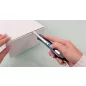  Univerzális kés, 9 mm, WEDO "Soft-cut", kék/fekete