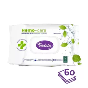 Violeta Nedves törlőkendő 60db HemoCare
