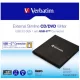 CD/DVD író, vékony, fém ház, USB 3.2 - USB-C, VERBATIM