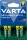Tölthető elem, AAA mikro, 4x800 mAh, előtöltött, VARTA "Power"
