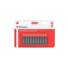 Elem, AAA, alkáli, 10 db, VERBATIM "Premium"