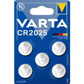 Gombelem, CR2025, 5 db, VARTA