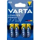 Elem, AA ceruza, 4 db, VARTA "Longlife Power"