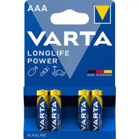 Elem, AAA mikro, 4 db, VARTA "Longlife Power"