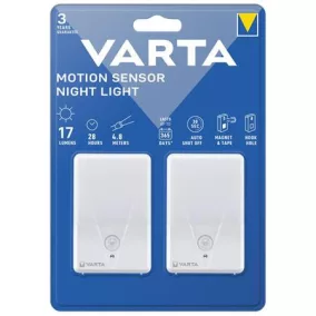   Éjjeli lámpa, LED, 2 db, VARTA "Motion Sensor Night"
