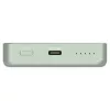Power bank, mágneses (vezeték nélküli), 10.000mAh, VERBATIM "Charge n Go Essentials", zöld