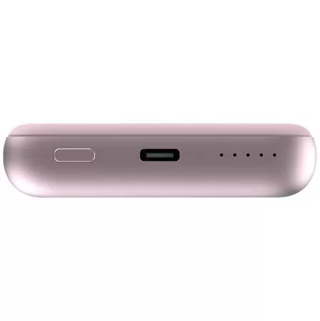 Power bank, mágneses (vezeték nélküli), 10.000mAh, VERBATIM "MCP-10, rózsaszín