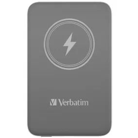   Power bank, mágneses (vezeték nélküli), 10.000 mAh, VERBATIM "MCP-10, szürke