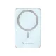 Power bank, mágneses (vezeték nélküli), 10.000mAh, VERBATIM "Charge n Go", kék